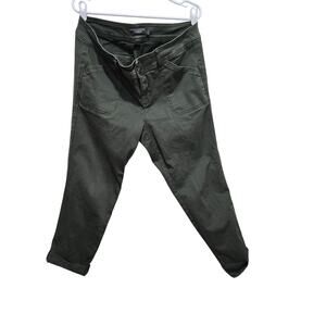 Torrid Olive Green Cropped Jegging Pants Size 16 Stretch Utility